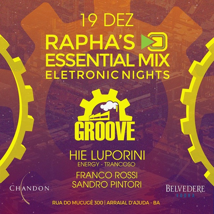 Cartaz   Rapha's Essential Mix - Estrada do Mucug, Sábado 19 de Dezembro de 2015