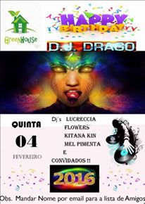 panfleto Niver Dj Drago McClaum