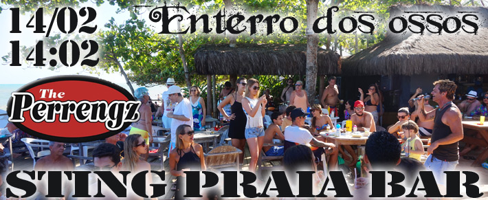 Cartaz   Sting Praia Bar - Estrada da Balsa, 1937 - Praia de Araape, Domingo 14 de Fevereiro de 2016