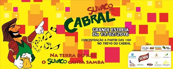 Cartaz   Trevo do Cabral, Sábado 13 de Fevereiro de 2016