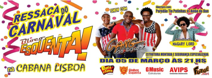 SÁBADO RESSACA DE CARNAVAL