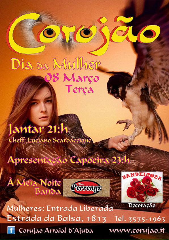 Cartaz   Corujo - Estrada da Balsa 1813, Terça-feira 8 de Março de 2016