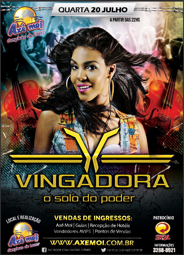 Cartaz   Complexo de Lazer Ax Moi - Av. Beira Mar, 6500 - Praia de Taperapuan, Quarta-feira 20 de Julho de 2016