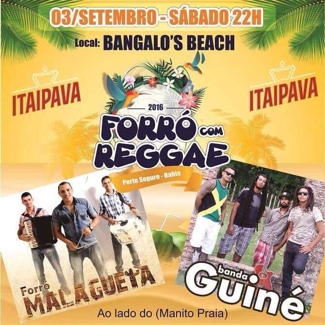 Cartaz   Cabana Bangalo's Beach, Sábado 3 de Setembro de 2016