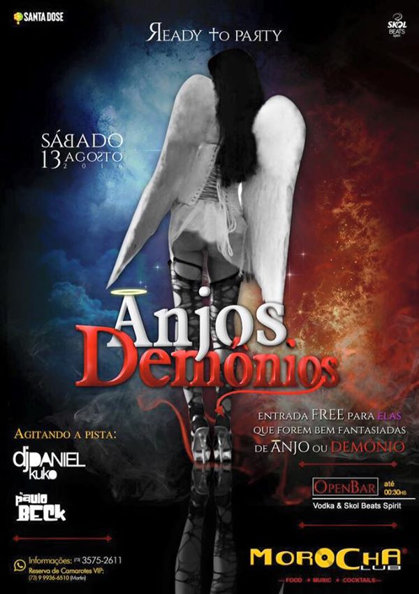 Cartaz   Morocha Club - Estrada do Mucug, 290, Sábado 13 de Agosto de 2016