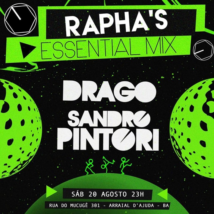 Cartaz   Rapha's Essential Mix - Estrada do Mucug, Sábado 20 de Agosto de 2016