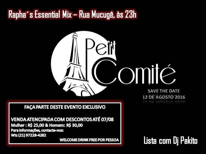 Cartaz   Rapha's Essential Mix - Estrada do Mucug, Sexta-feira 12 de Agosto de 2016