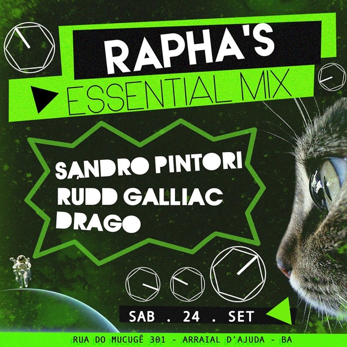 Cartaz   Rapha's Essential Mix - Estrada do Mucug, Sábado 24 de Setembro de 2016