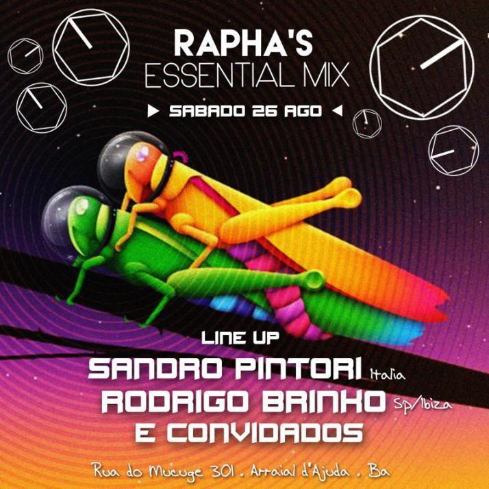 Cartaz   Rapha's Essential Mix - Estrada do Mucug, Sábado 26 de Agosto de 2017