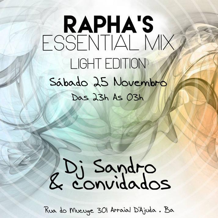 Cartaz   Rapha's Essential Mix - Estrada do Mucug, Sábado 25 de Novembro de 2017