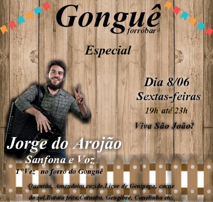 Cartaz   Gongu Forr Bar - Rua Carlos Alberto Parracho, Sexta-feira 8 de Junho de 2018