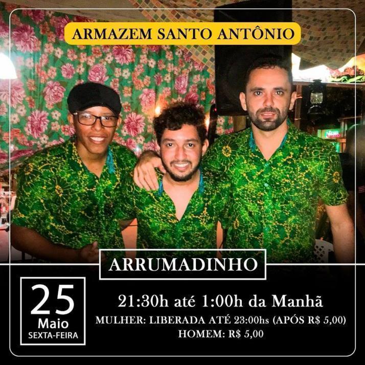 Cartaz   Armazm Santo Antnio - Praa Brigadeiro Eduardo Gomes, 138, Sexta-feira 25 de Maio de 2018