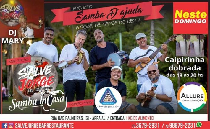 Cartaz   Salve Jorge Restaurante e Bar - Rua das Palmeiras, 161 - So Francisco, Domingo 2 de Dezembro de 2018
