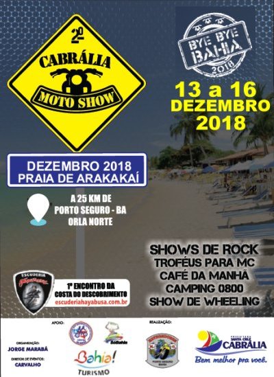 Cartaz   Praia de Arakaka, Do dia 13 ao dia 16/12/2018