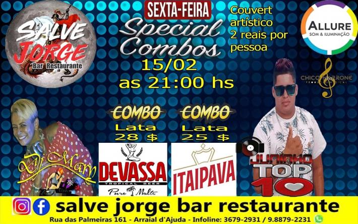 Cartaz   Salve Jorge Restaurante e Bar - Rua das Palmeiras, 161 - So Francisco, Sexta-feira 15 de Fevereiro de 2019