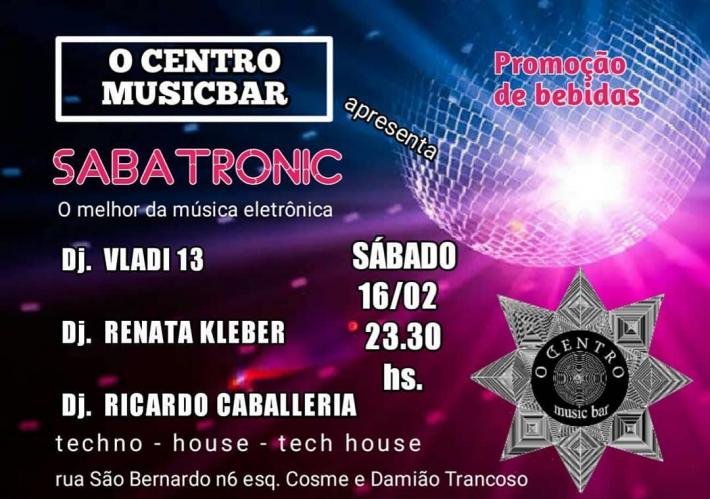 Cartaz   O Centro Music Bar - Rua So Bernardo, 6 - esquina Cosme e Damio, Sábado 16 de Fevereiro de 2019