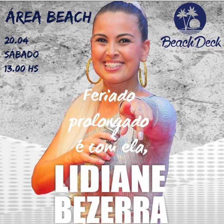 Cartaz   Cabana Area Beach -  Avenida Beira Mar 6900 - Praia de Taperapuan, Sábado 20 de Abril de 2019