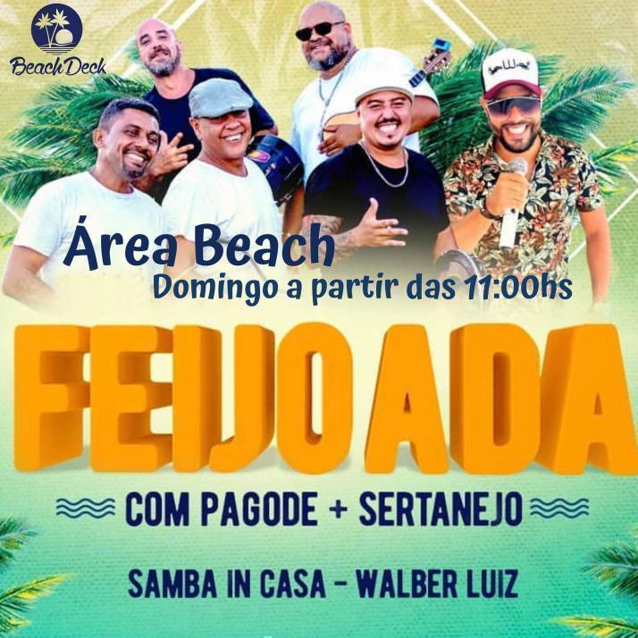 Cartaz   Cabana Area Beach -  Avenida Beira Mar 6900 - Praia de Taperapuan, Domingo 30 de Junho de 2019