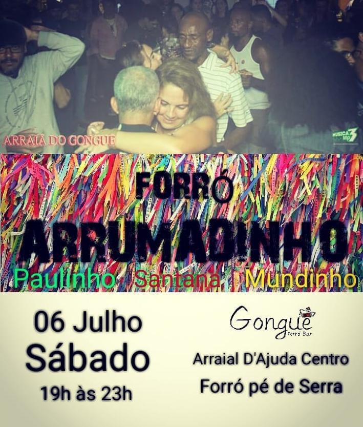 Cartaz   Gongu Forr Bar - Rua Carlos Alberto Parracho, Sábado 6 de Julho de 2019