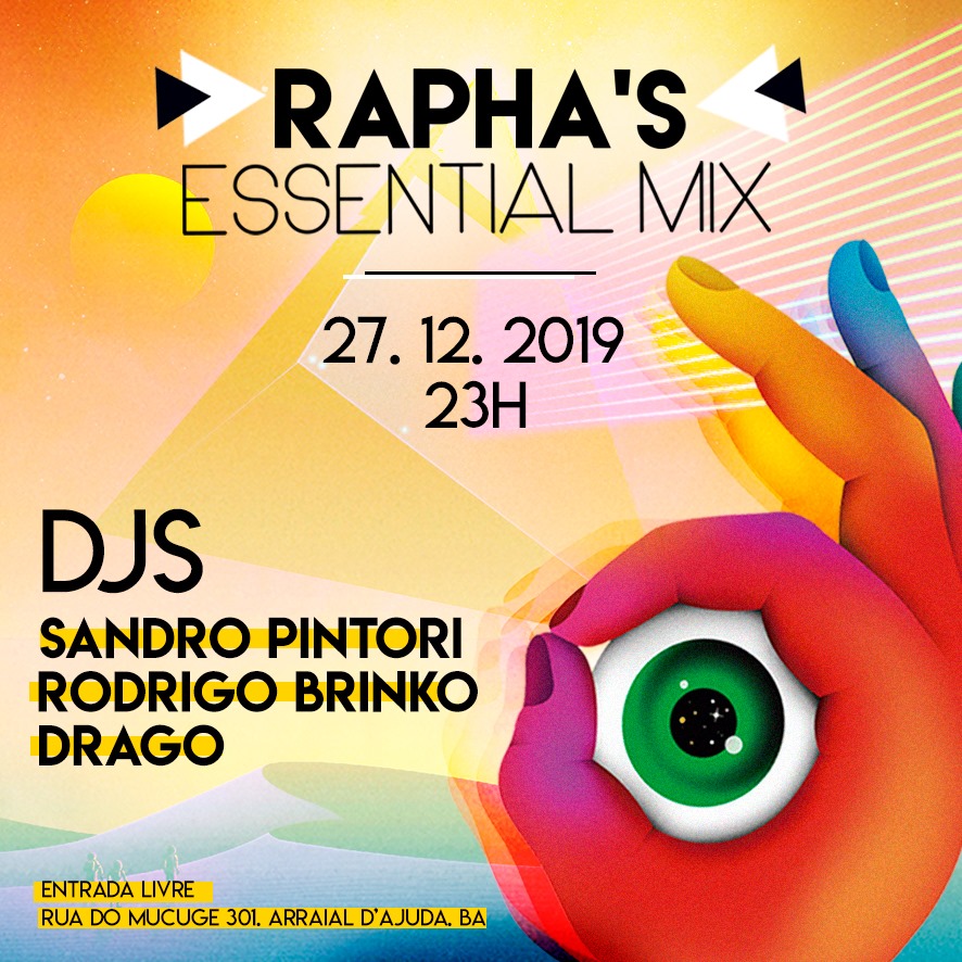 Cartaz   Rapha's Essential Mix - Estrada do Mucug, Sexta-feira 27 de Dezembro de 2019