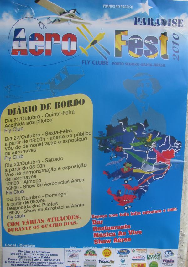 Cartaz   Fly Club - Av. Beira Mar km 13, Praia de Mut, Do dia 21 ao dia 24/10/2010
