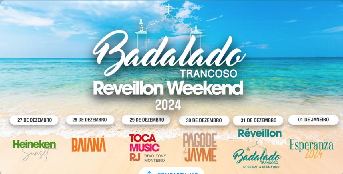 Cartaz   Praia dos Coqueiros, Sábado 30 de Dezembro de 2023