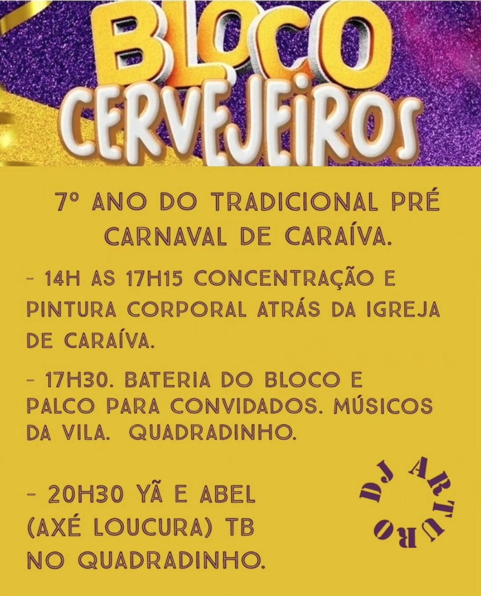 Cartaz   Carnaval Cultural - Praa da Igreja, Sexta-feira 9 de Fevereiro de 2024