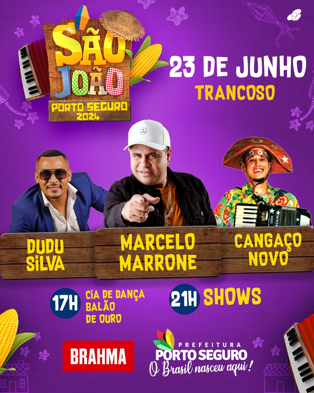 Cartaz   Quadrado, Domingo 23 de Junho de 2024