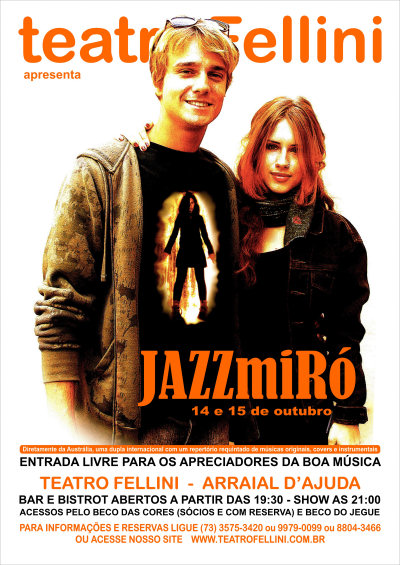 Cartaz   Teatro Fellini - Beco das Cores - Rua do Mucug, 201, Do dia 14 ao dia 15/10/2010