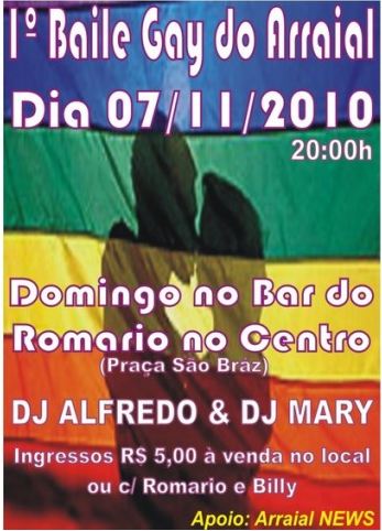 Cartaz   Bar do Romario - Praa So Brz, Centro, Domingo 7 de Novembro de 2010