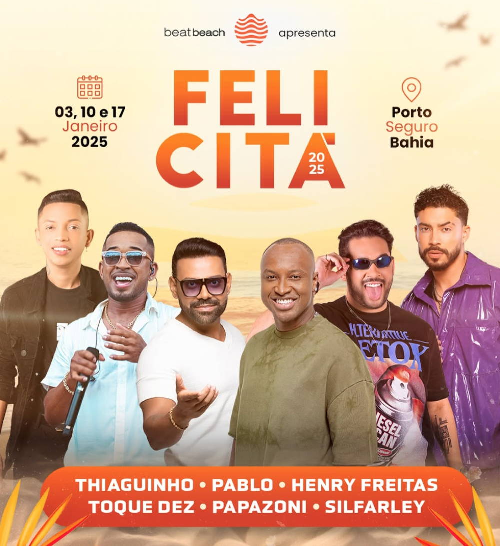 Cartaz   Beat Beach - Av. Beira Mar, 5585 - Praia de Taperapu, Sexta-feira 3 de Janeiro de 2025