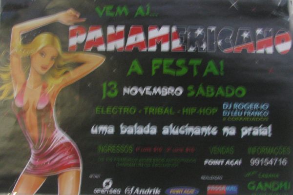 Cartaz   Cabana Gandhi, Sábado 13 de Novembro de 2010