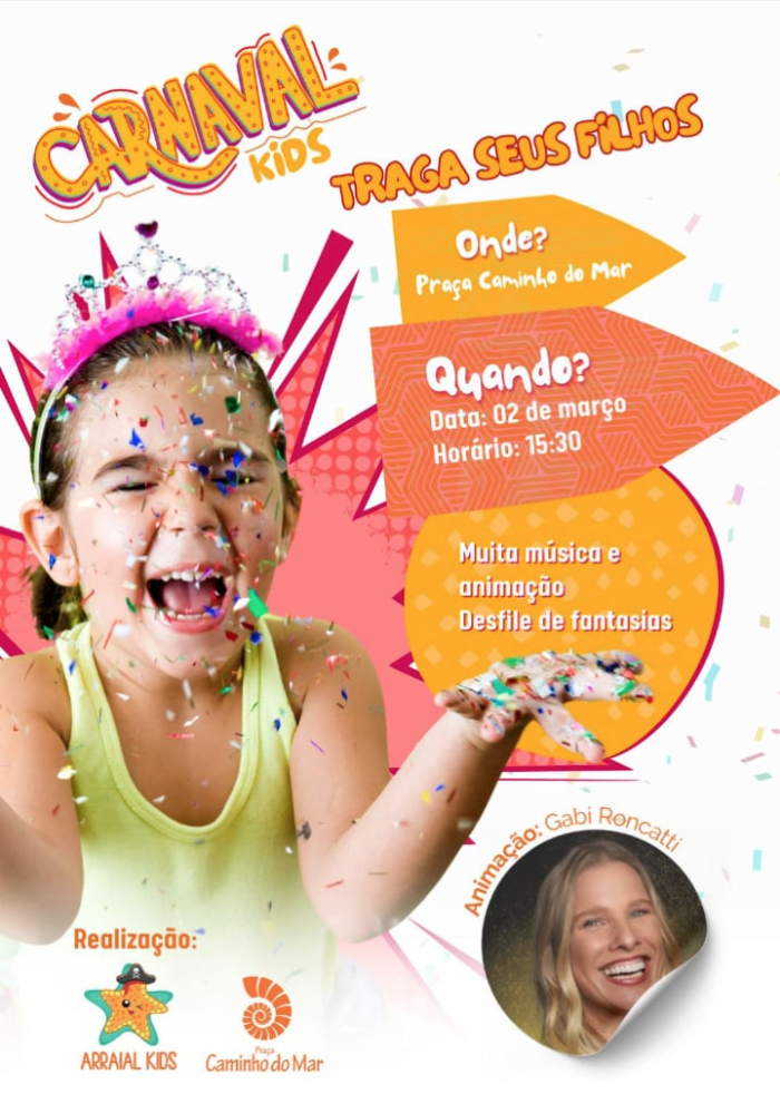 Cartaz   Carnaval Cultural - Praa Caminho do Mar, Domingo 2 de Março de 2025