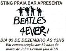 panfleto Beatles for Ever