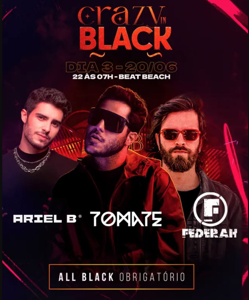 Cartaz   Beat Beach - Av. Beira Mar, 5585 - Praia de Taperapu, Sexta-feira 20 de Junho de 2025