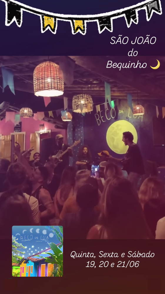 Cartaz   Beco da Lua, Quinta-feira 19 de Junho de 2025