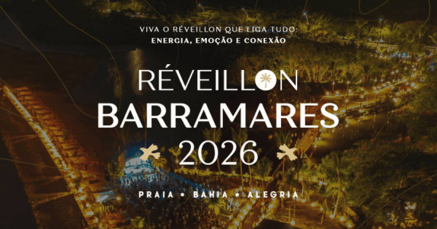 Cartaz   Barramares - Av. Beira Mar, 8000 - Praia de Taperapuan, Quarta-feira 31 de Dezembro de 2025