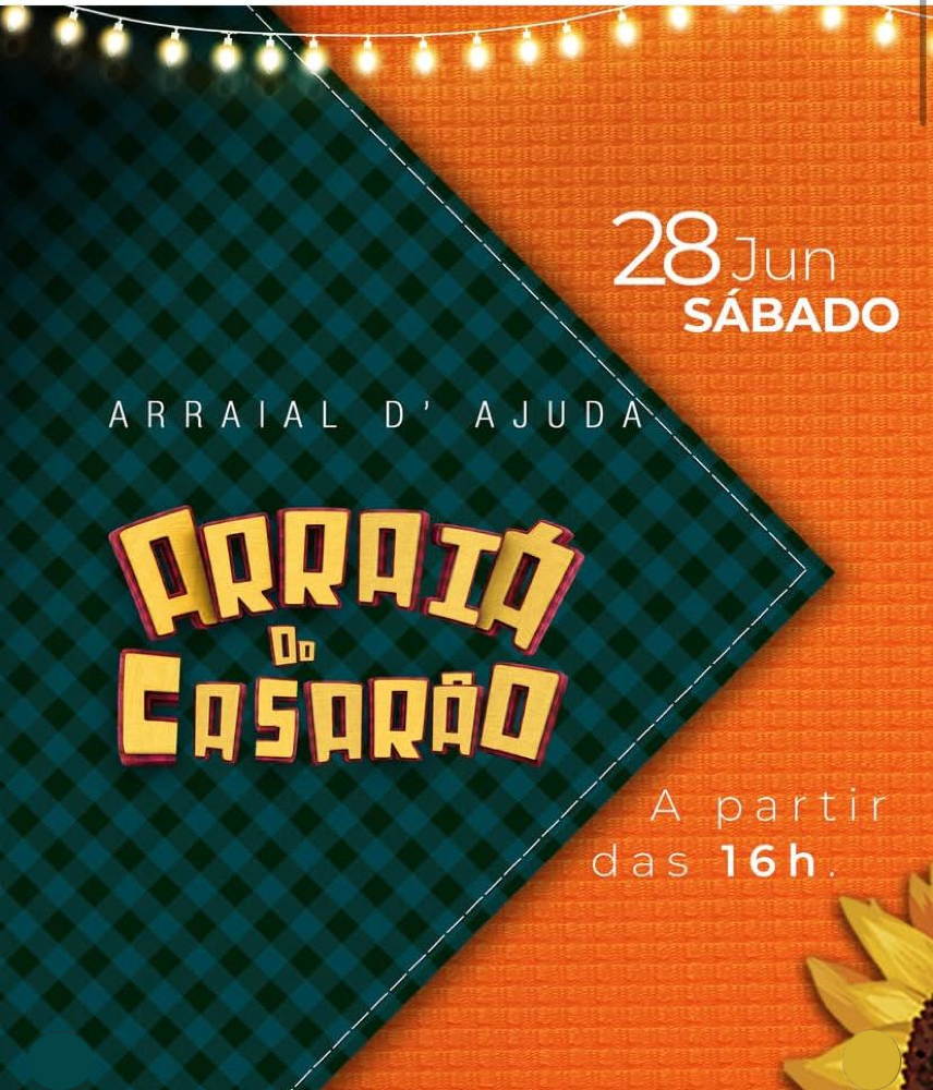 Cartaz   Casaro Alto Mucug - Estrada Alto do Mucug, 17, Sábado 28 de Junho de 2025