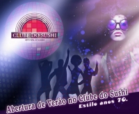 panfleto Abertura de Vero no Clube do Sushi 