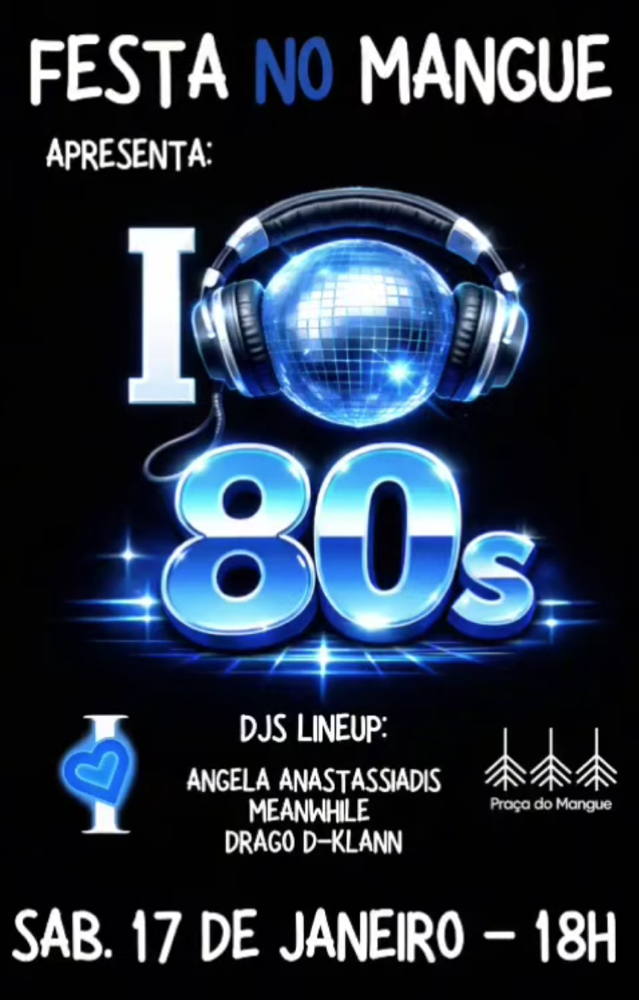 Cartaz Praça do Mangue - Estrada da Balsa, Sábado 17 de Janeiro de 2026