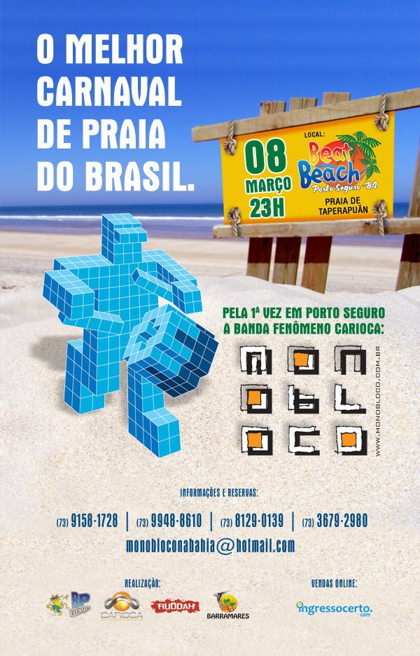 Cartaz   Beat Beach - Av. Beira Mar, 5585 - Praia de Taperapu, Terça-feira 8 de Março de 2011