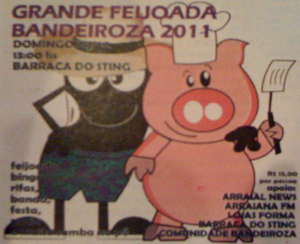 Cartaz   Barraca do Sting - Estrada da Balsa 1937 - Praia de Araape , Domingo 20 de Fevereiro de 2011