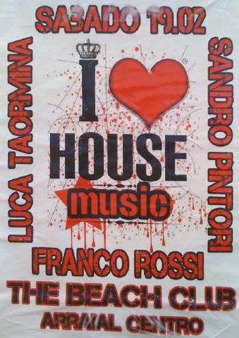 Cartaz   The Beach Club - Rua do Mucug, Sábado 19 de Fevereiro de 2011