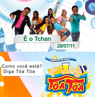 Cartaz   Complexo de Lazer Ta Ta - Praia de Taperapuan, Quinta-feira 28 de Julho de 2011
