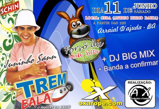 Cartaz   Cera (antigo Ritmo Bahia), Sábado 11 de Junho de 2011