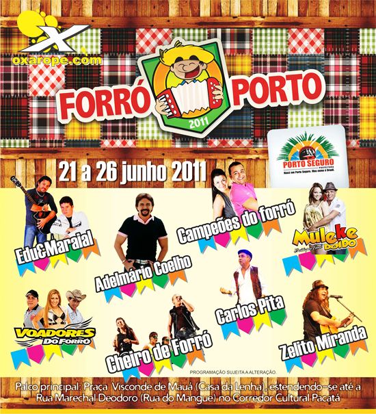 Cartaz   Corredor Cultural Pacat - Rua do Mangue, Do dia 21 ao dia 26/6/2011