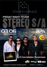 panfleto Friday Night Fever