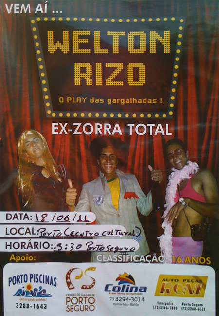 Cartaz   Centro de Cultura - Rua XV de Novembro, Paquet, Sábado 18 de Junho de 2011