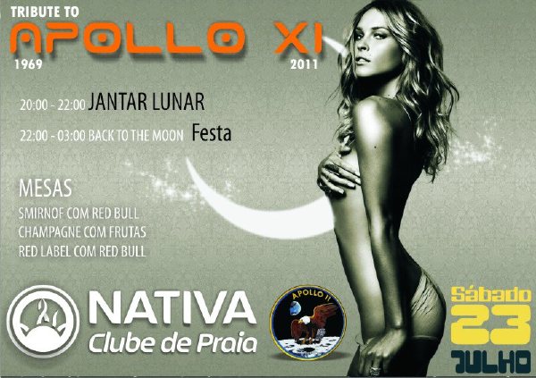 Cartaz   Nativa Clube de Praia - Av. Beira Mar, Praia de Mut, Sábado 23 de Julho de 2011