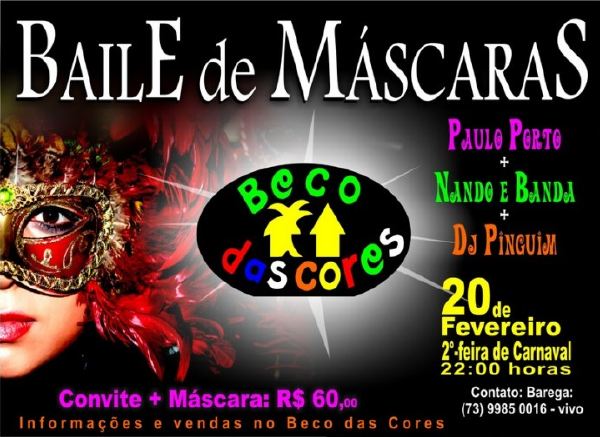 Cartaz   Beco das Cores - Rua do Mucug, 201, Segunda-feira 20 de Fevereiro de 2012